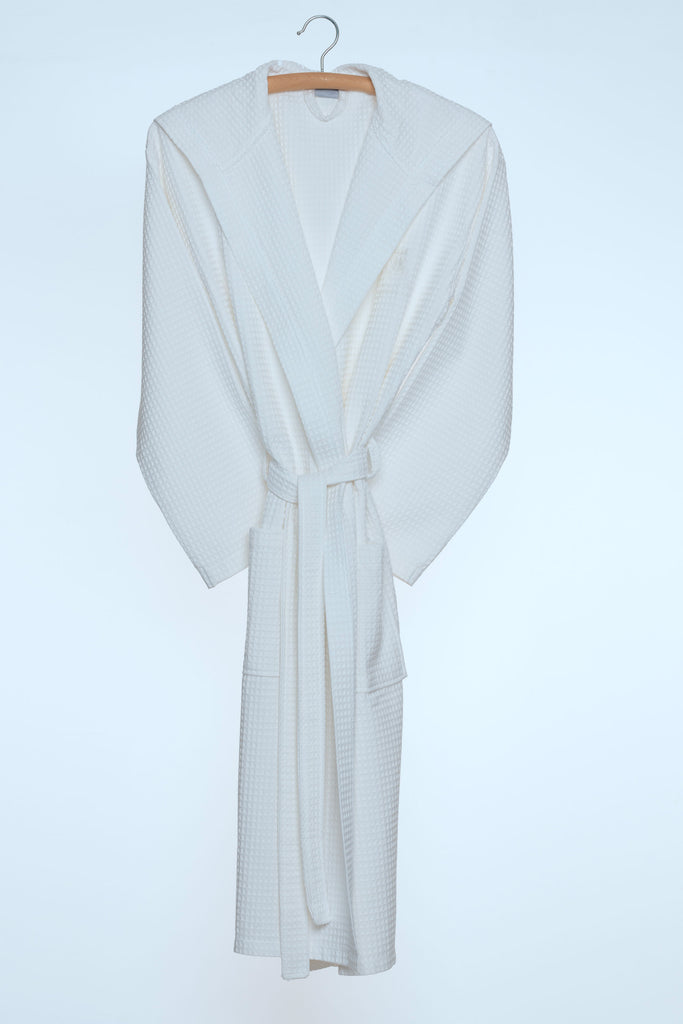 Kimono bathrobe in honeycomb fabric sizes: S/M/L/XL/XXL