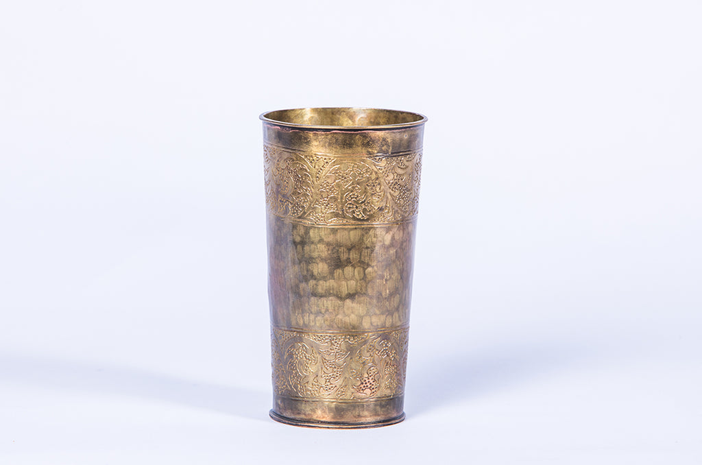 Small brass vase 
