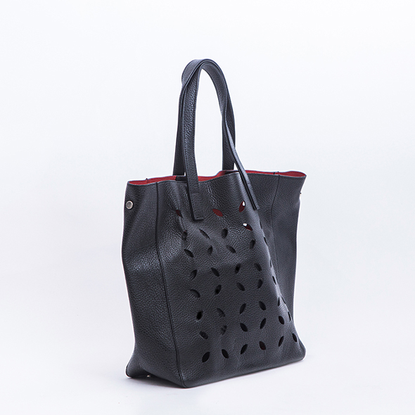 Perforated tote bag