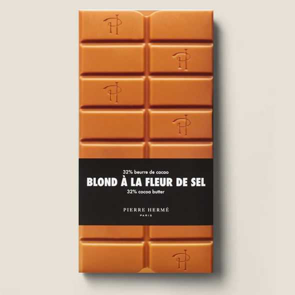 Caramelized Blond Chocolate Bar with Fleur de Sel