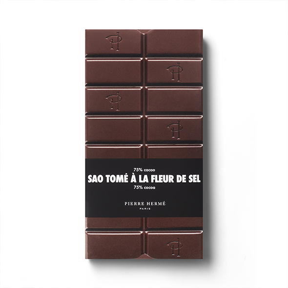 Sao Tomé Pure Origin Dark Chocolate Bar with Fleur de Sel