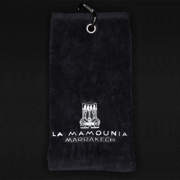 Black ball wiper with Mamounia logo