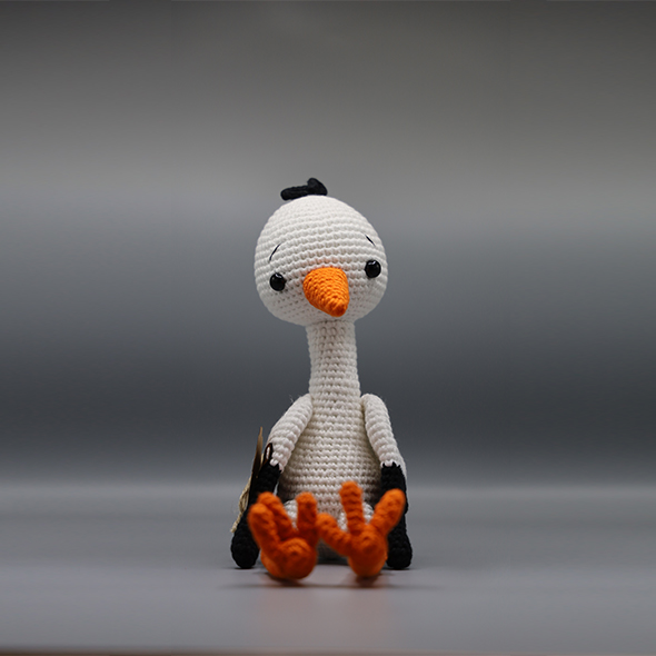 Stork plush toy