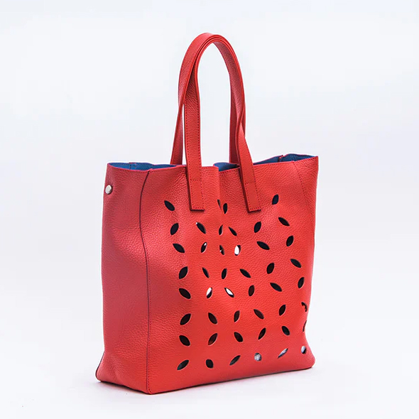 Perforated tote bag