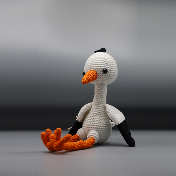 Stork plush toy